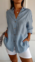 The Crinkle Button-Up Shirt