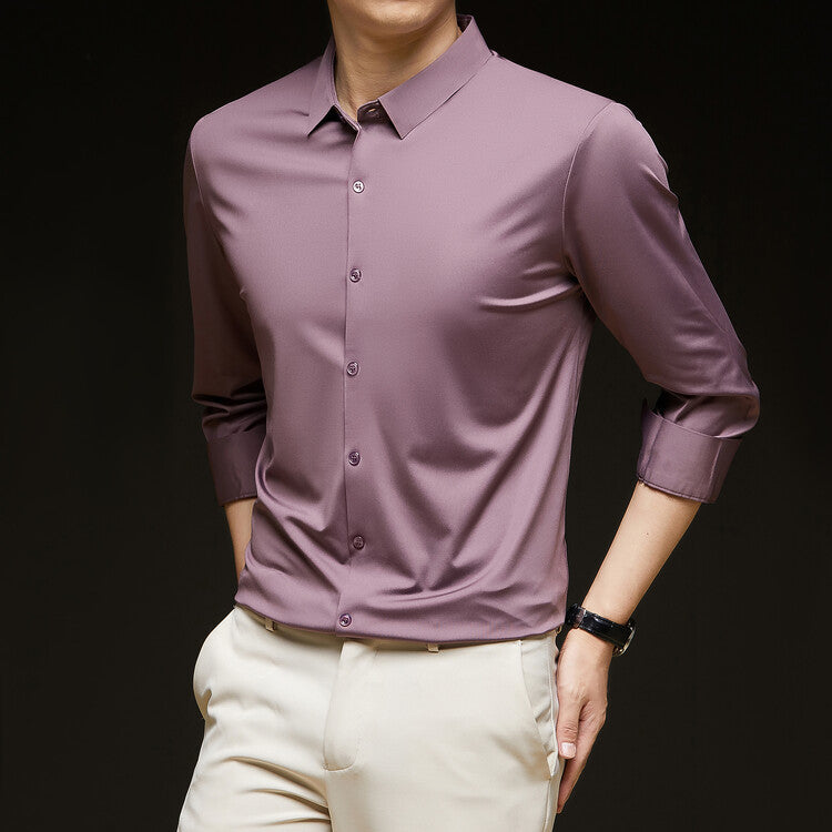 The Everyday Slim Dress Shirt in Mauve