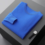 The Cashmere-Feel Crewneck in Royal Blue