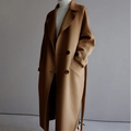 The Belted Long Wrap Coat