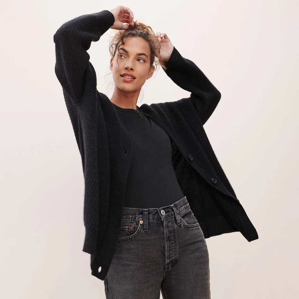 The Oversized V-Neck Cardigan