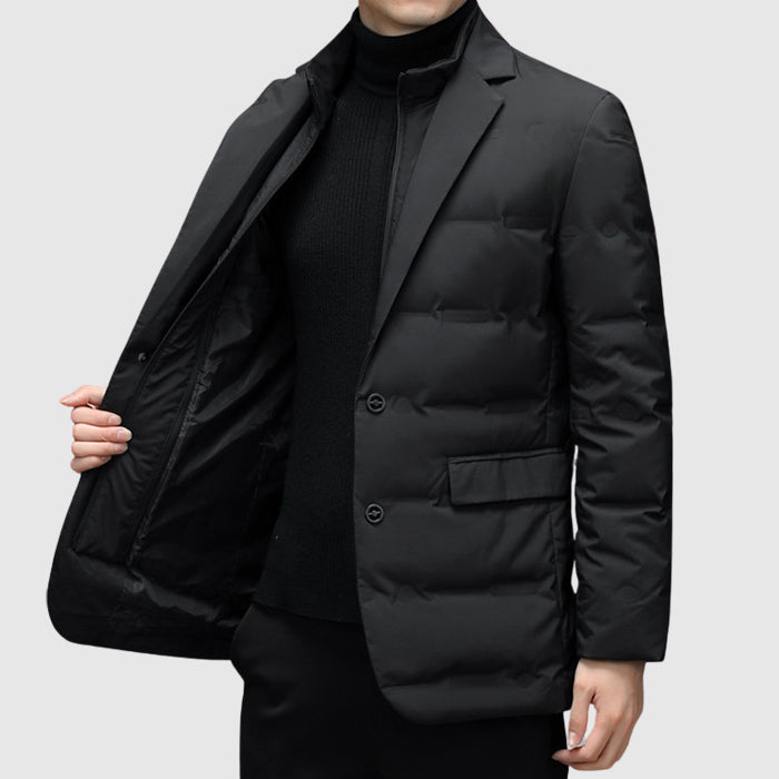 The Quilted Puffer Blazer