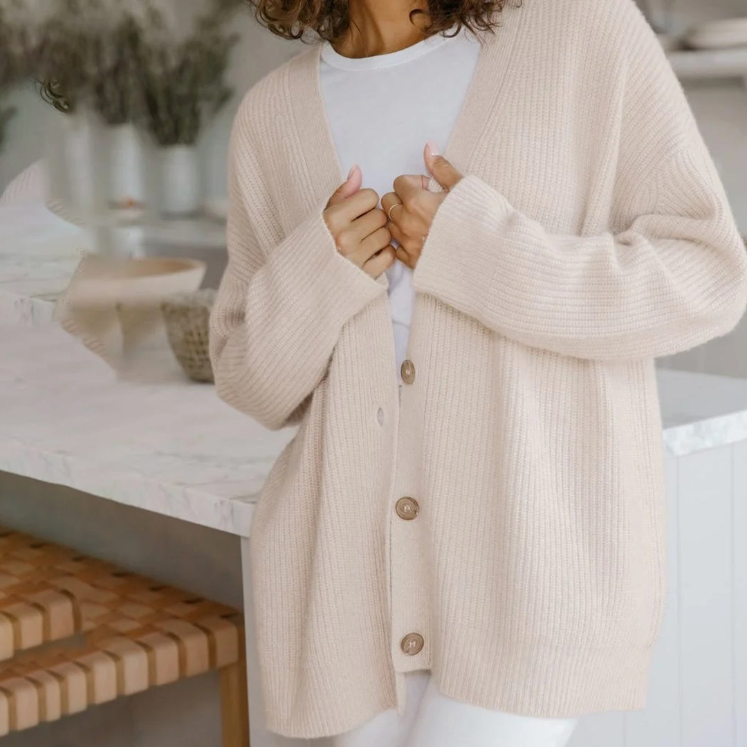 The Oversized V-Neck Cardigan