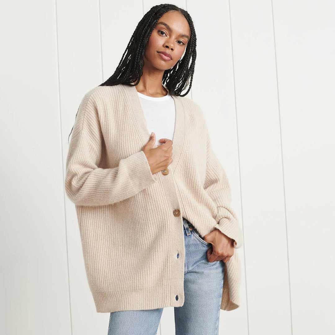 The Oversized V-Neck Cardigan