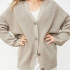 The Oversized V-Neck Cardigan