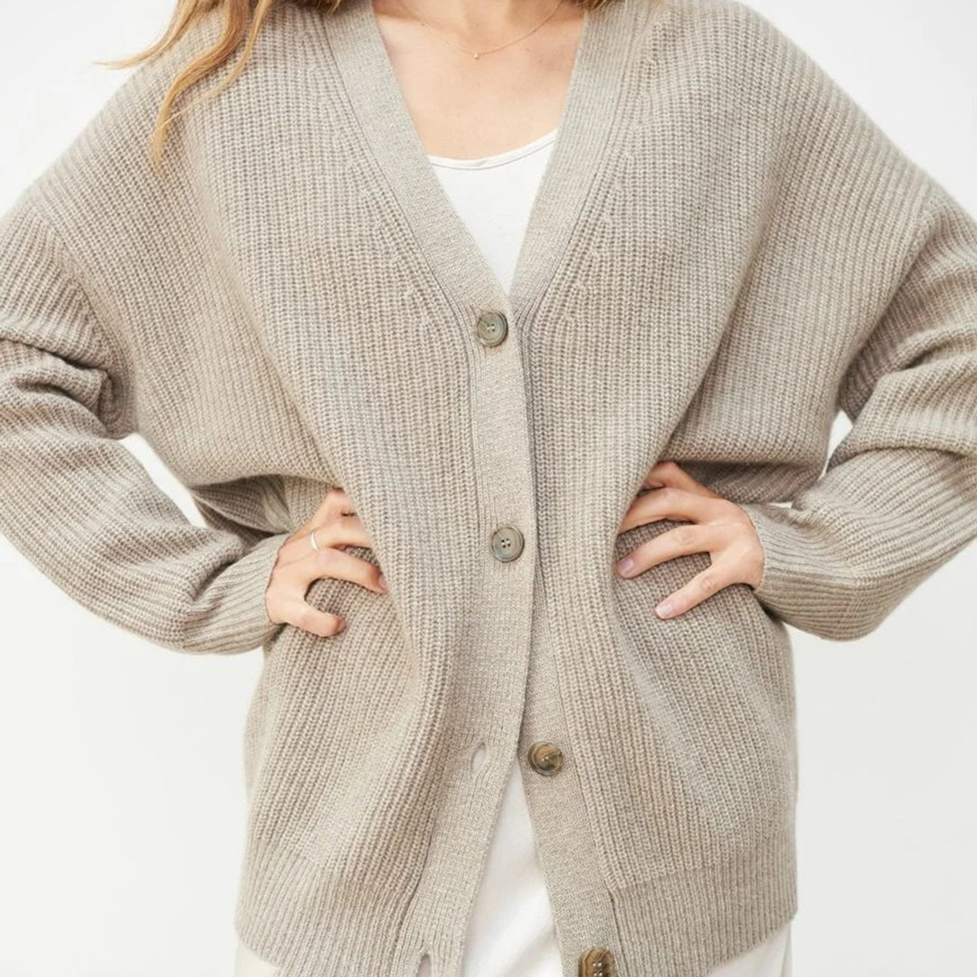 The Oversized V-Neck Cardigan