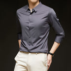 The Everyday Slim Dress Shirt in Gray