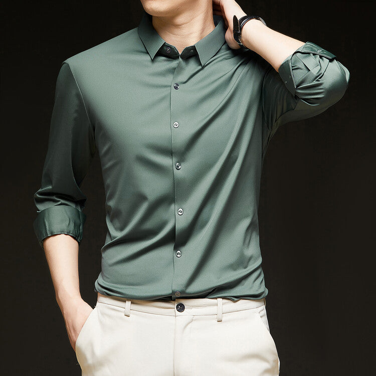 The Everyday Slim Dress Shirt in Sage Green