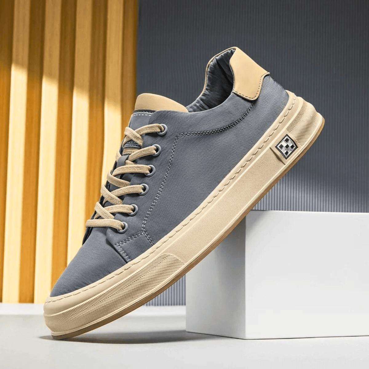 The Everyday Low-Top Sneaker in Blue Gray
